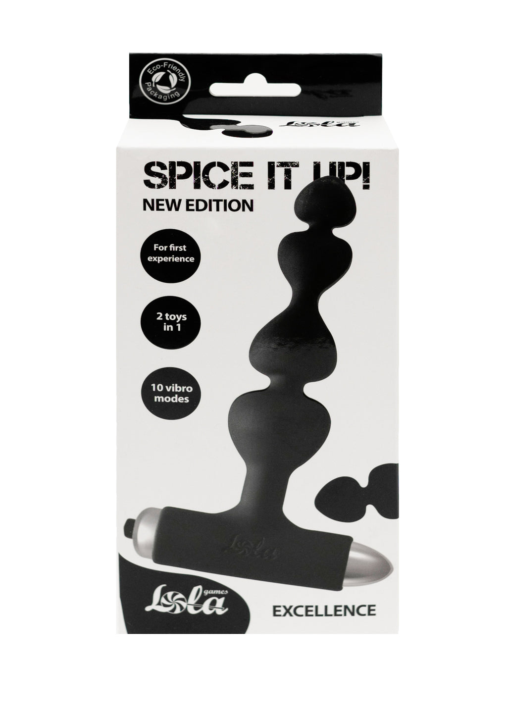 Lola Games - Plug Anale Vibrante Excellence - Nero