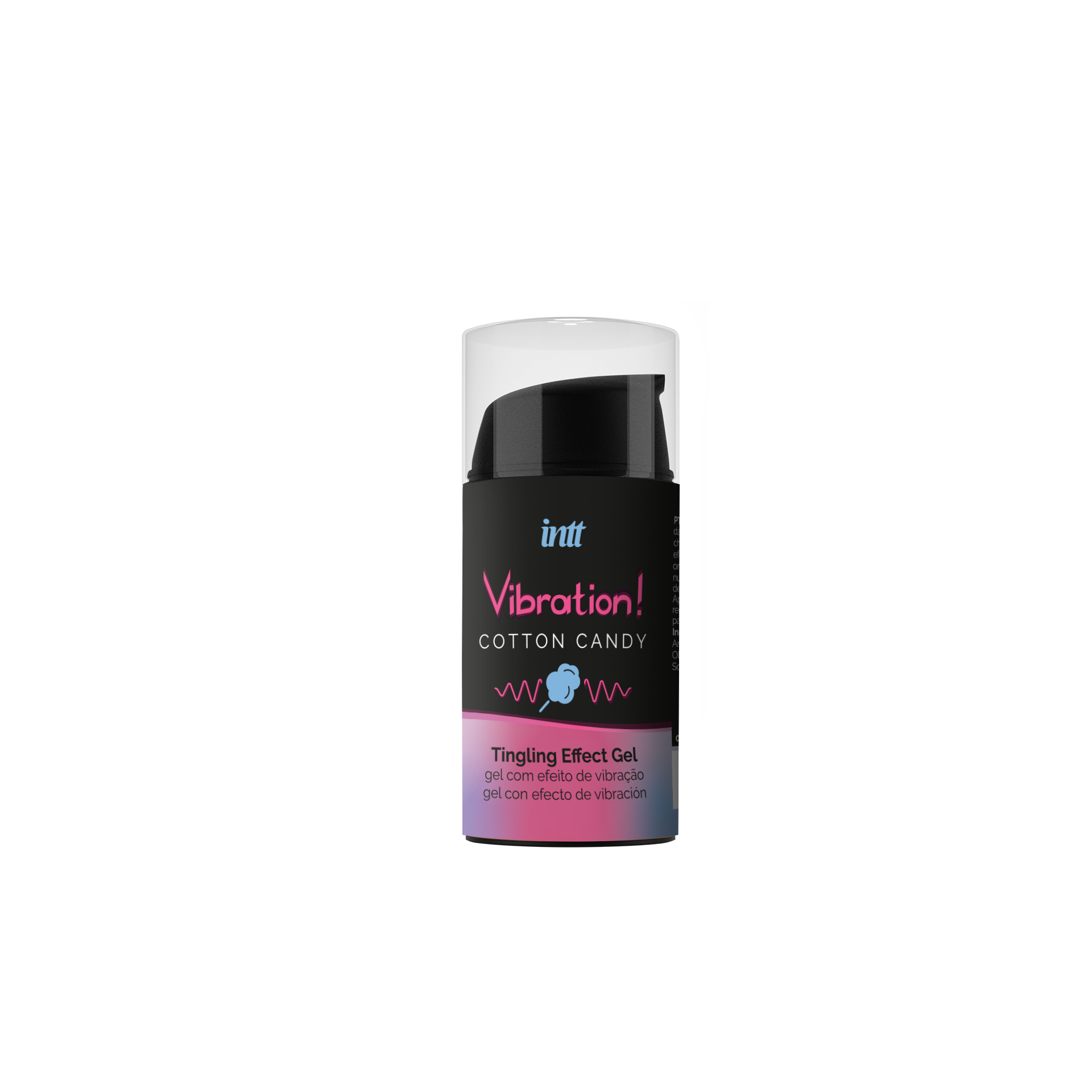 Intt - Gel Vibrante Cotton Candy - 15 ml