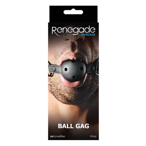 Bavaglio a sfera Renegade Bondage nero